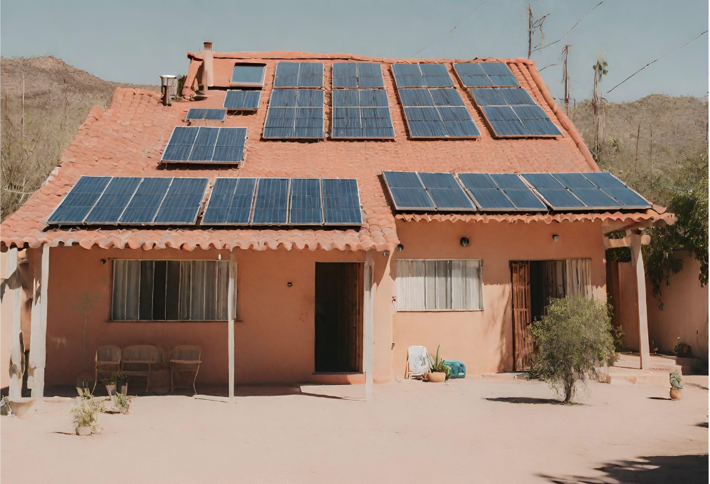 paneles solares en hogares de Sonora