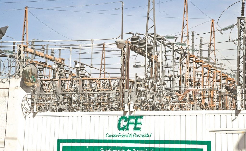 planta de luz de la CFE Comision Federal de Electricidad Mexico