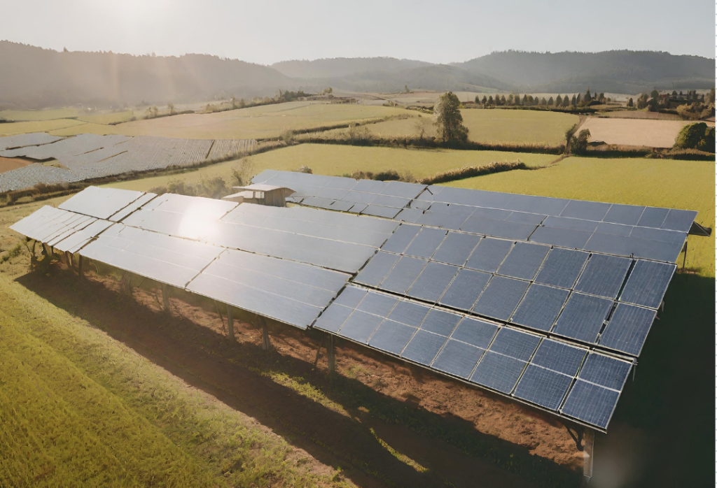 Energía solar en granjas y áreas rurales
