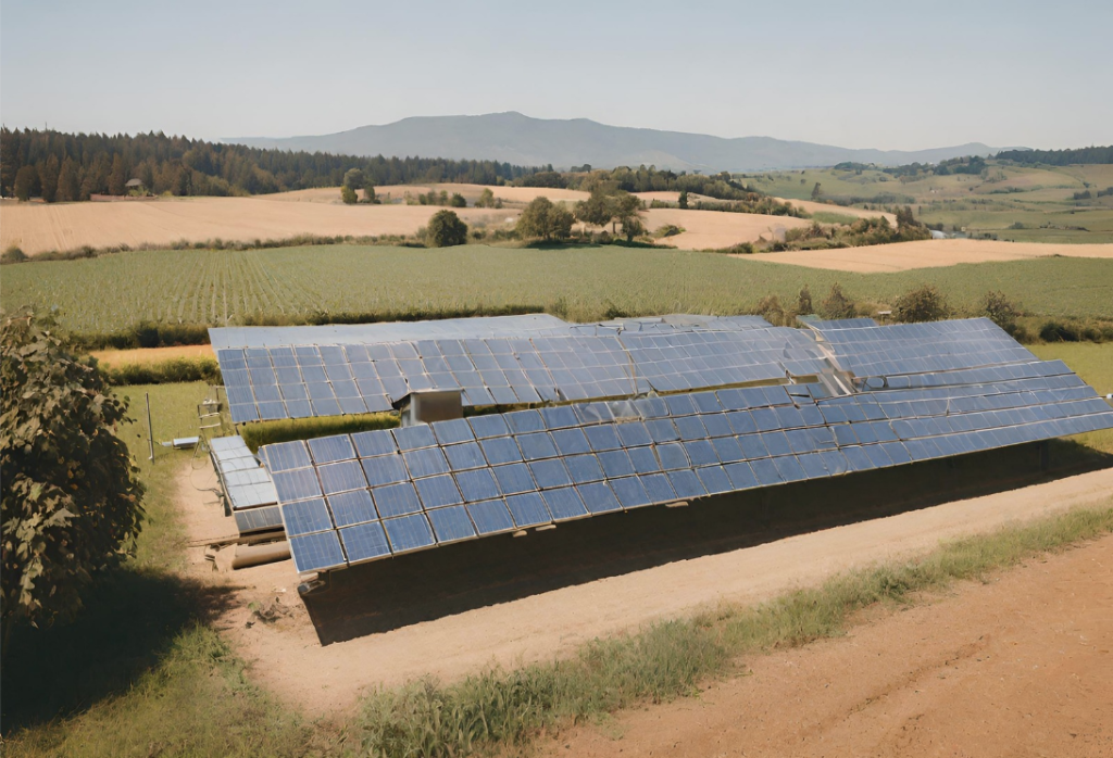 Energía solar en granjas y áreas rurales